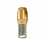 Válvula Retenção c/filtro inox c/assento latão/inox