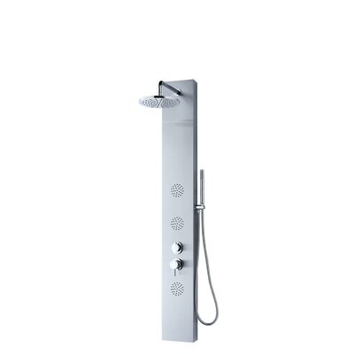 Coluna Hidromassagem ARGENTA Inox Escovado