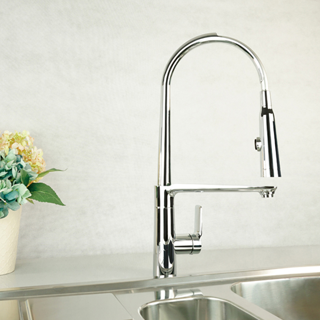 Torneira de Cozinha SOFT Chuveiro Cromada - AIDIA - 5606240164363