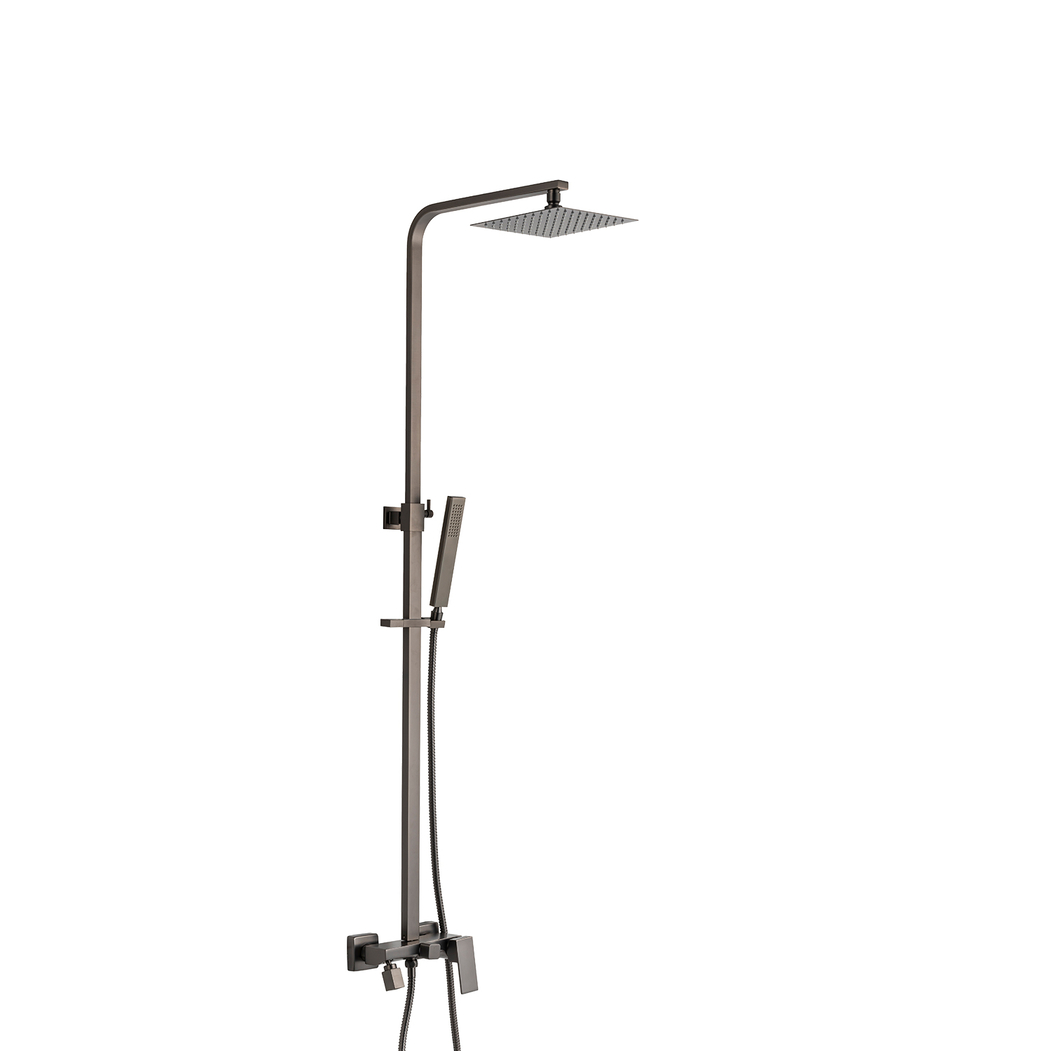 Coluna de Duche SQUARE Gun Metal - AIDIA - 5606240227679