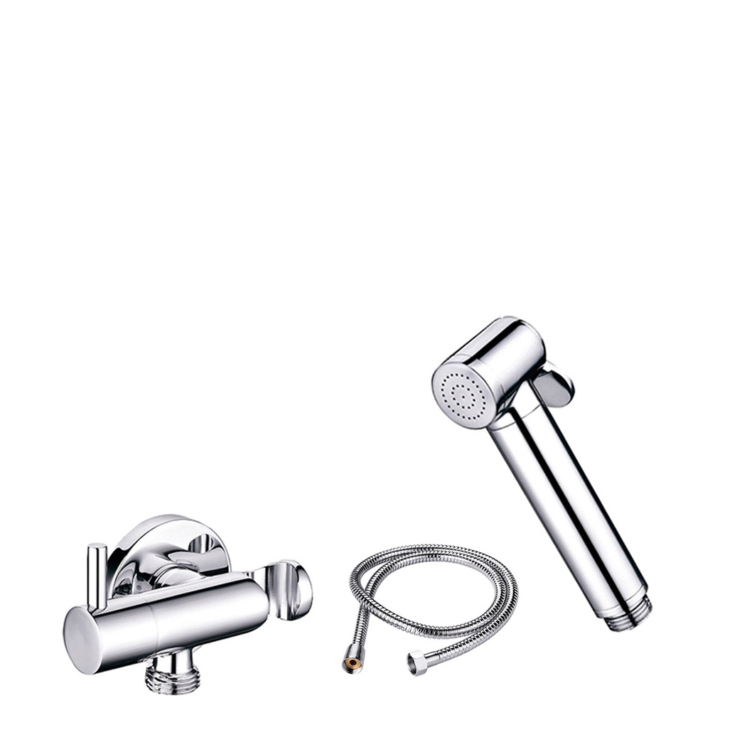 Kit de Chuveiro Higiénico BASIC MAXI Cromado - AIDIA - 5606240169696