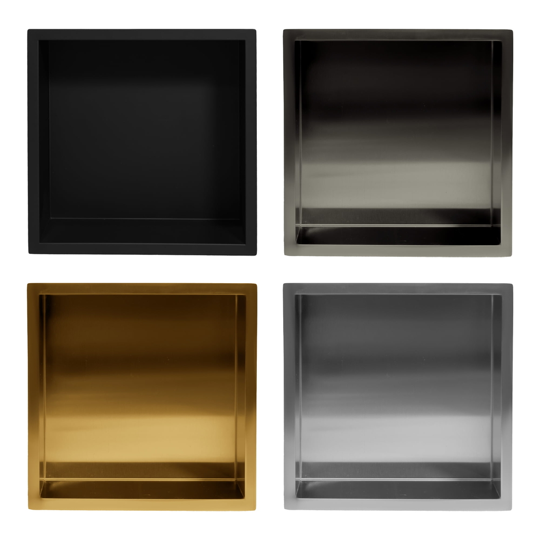 Nicho de Parede VITTA Dourado 30x30 - AIDIA - 5606240230754