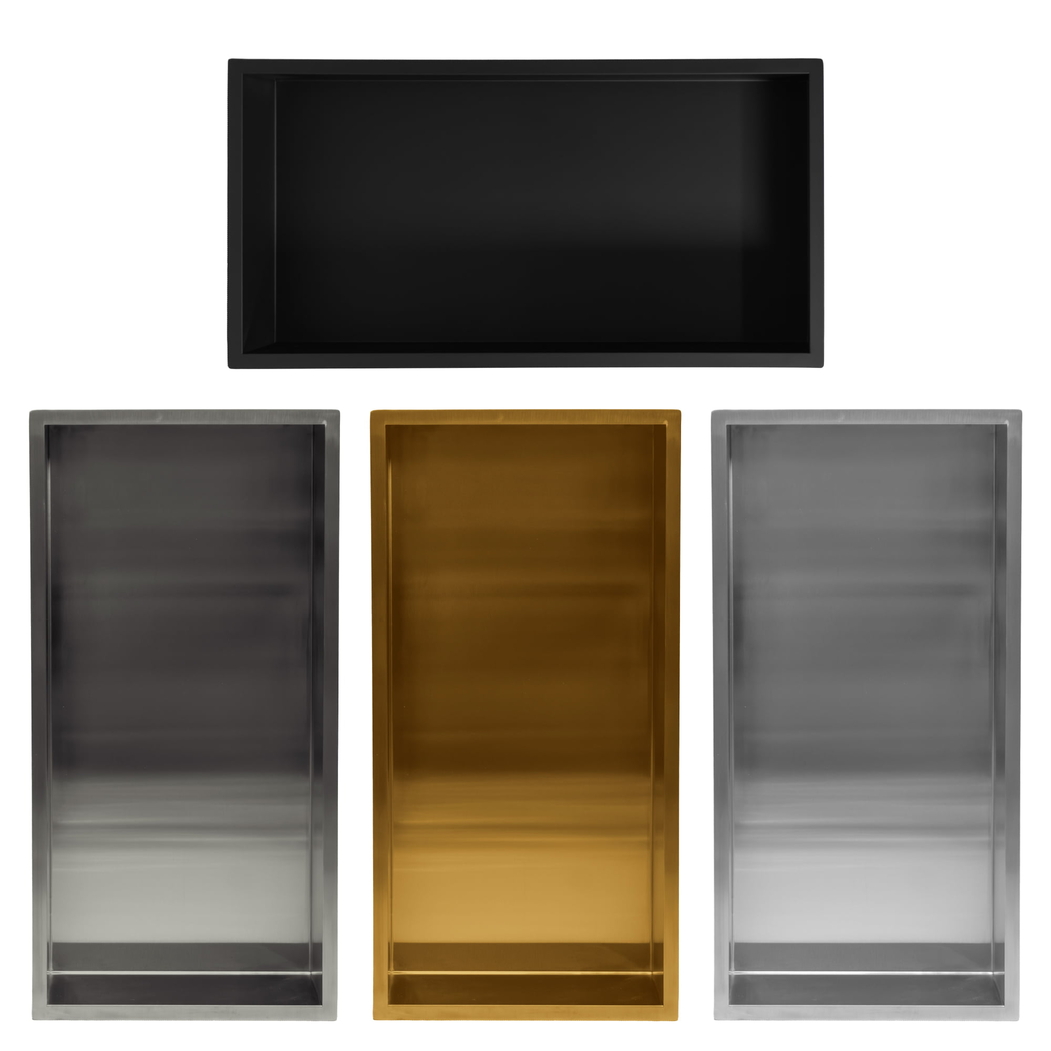 Nicho de Parede VITTA Gun Metal 30x60 - AIDIA - 5606240230778