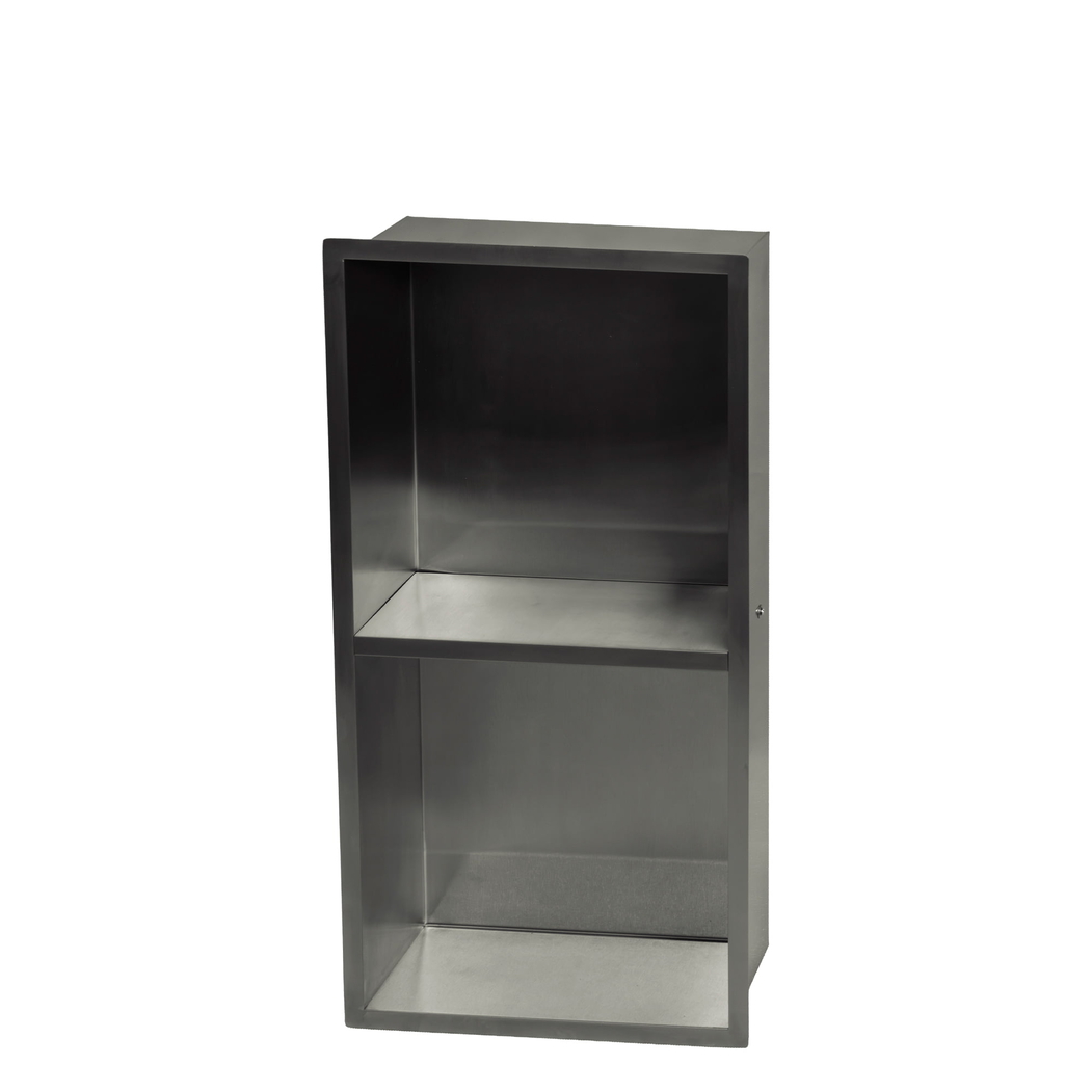 Nicho de Parede com Separador VITTA Gun Metal 60x30 - AIDIA - 5606240230815