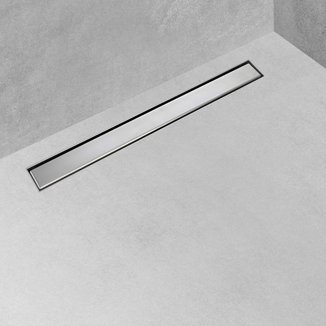 Calha de Duche Completa c/ Grelha FLAT 50x600 ø50 - AIDIA - 5606240231775