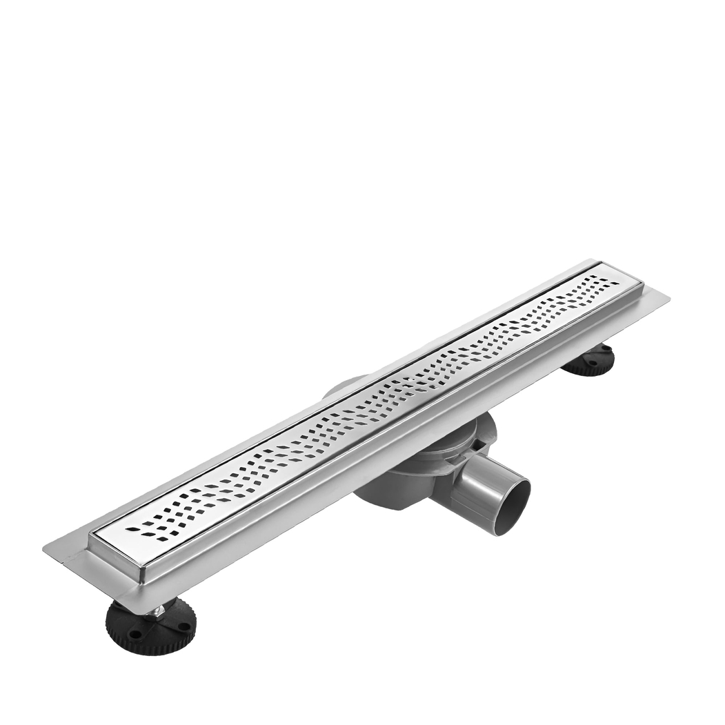 Calha de Duche Completa c/ Grelha BUBBLE 50x800 ø50 - AIDIA - 5606240231836