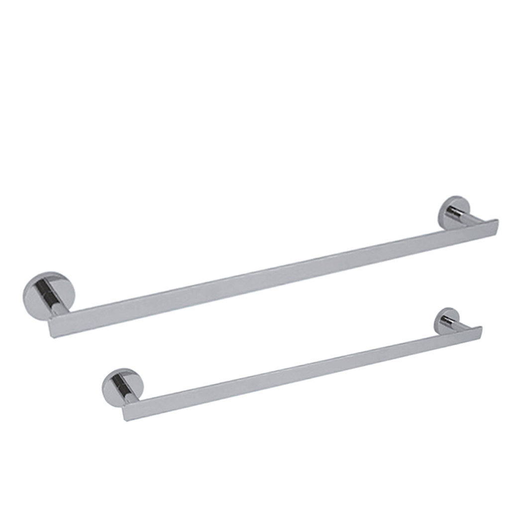 Toalheiro de Barra 45cm AIDIA Série Planus Cromado - AIDIA - 5606240110858