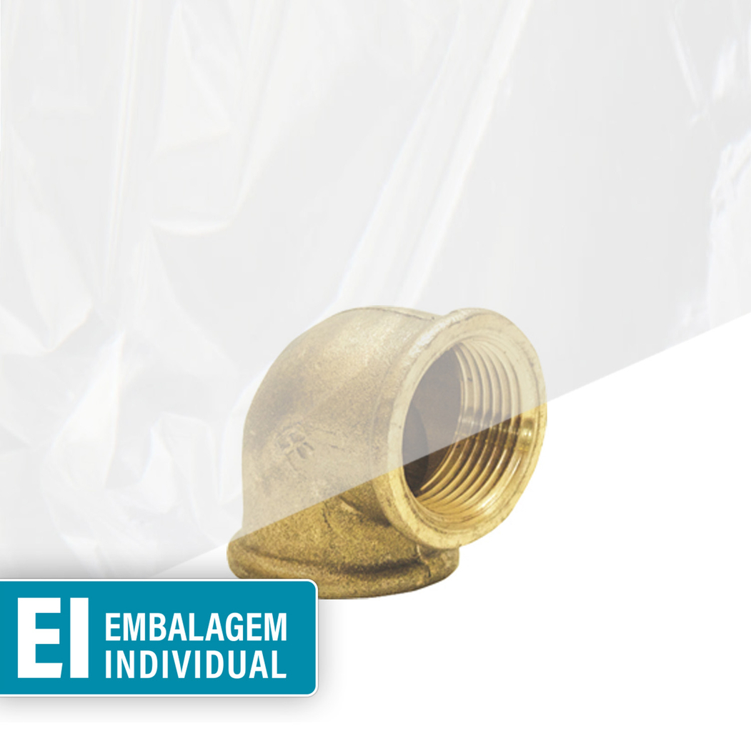 Joelho Latão F/F ⅜