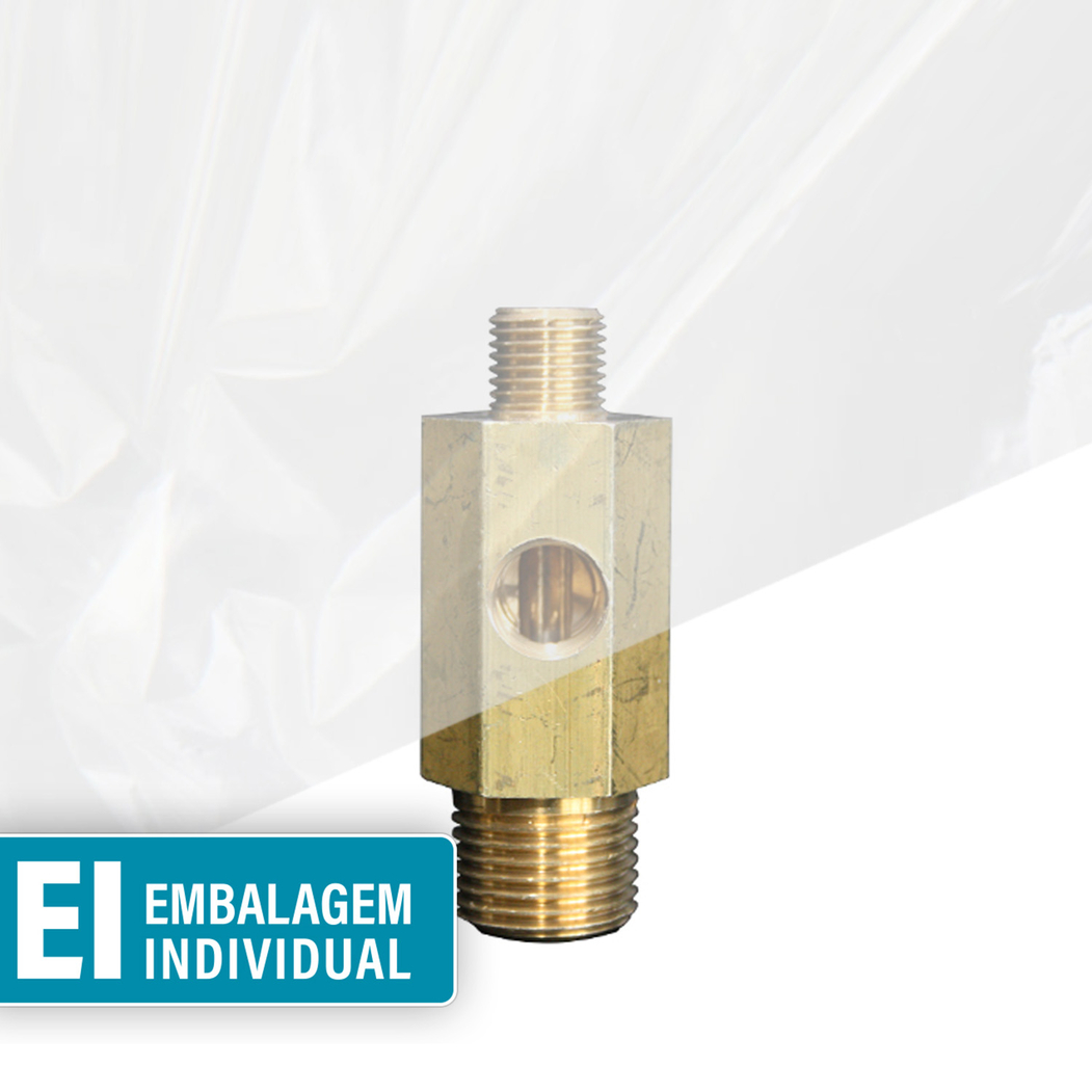 Tê 3 Vias Latão - MEW - 5606240209033