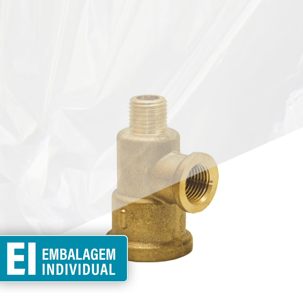 Tê p/ Balão Latão - MEW - 5606240199334