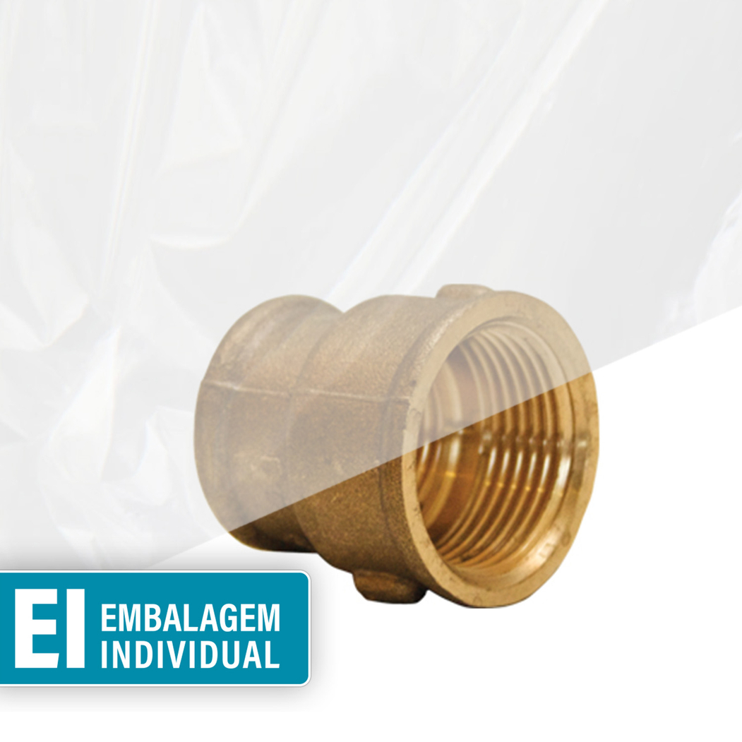 União Redução Latão F/F 3