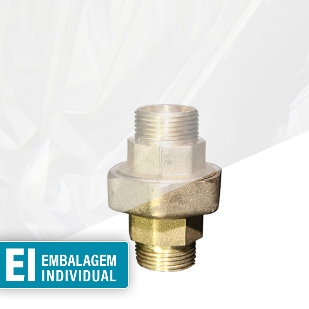 Junção Cónica Latão M/M ¾