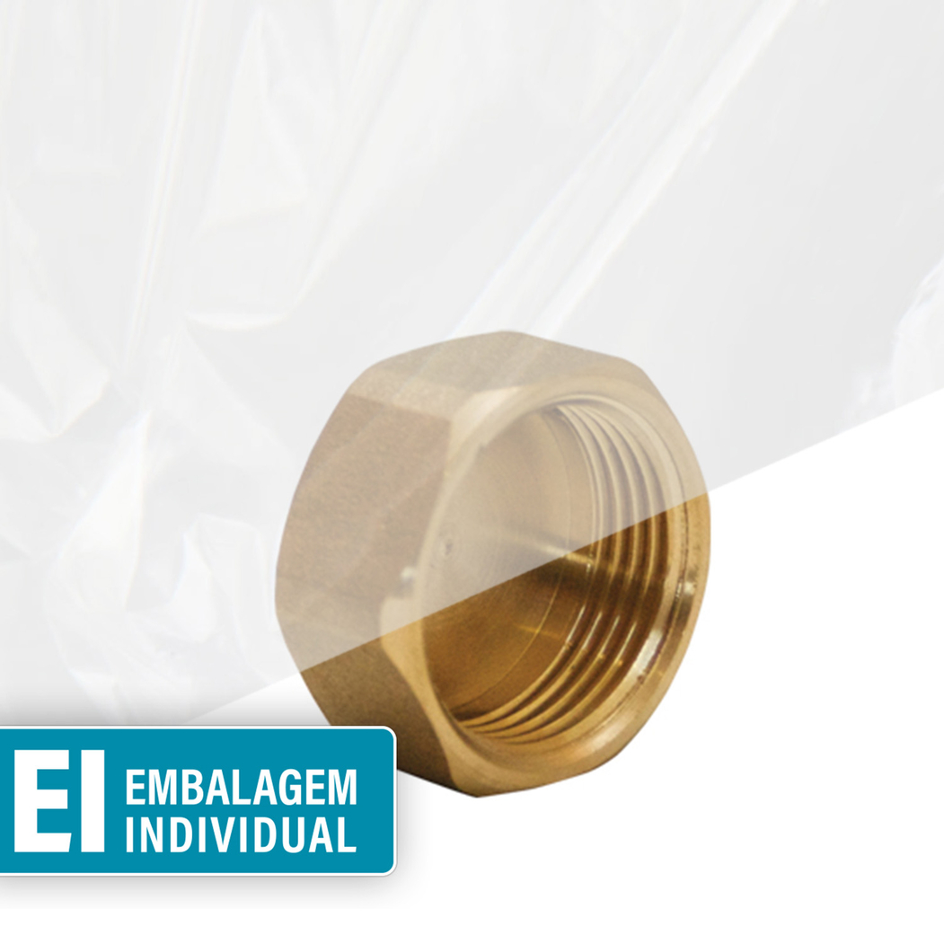 Taco Latão Fêmea ½