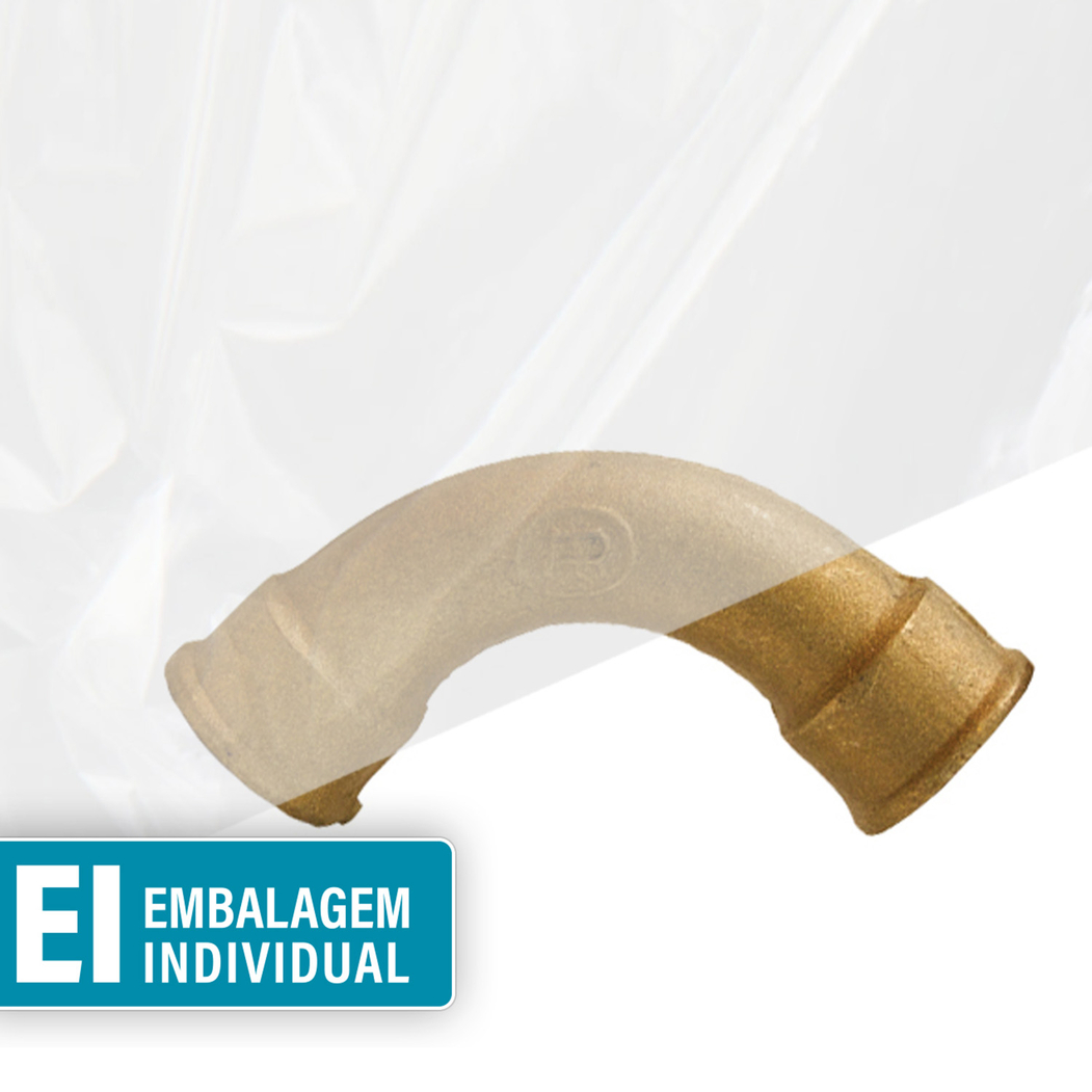 Curva Latão F/F 90º 1 ¼