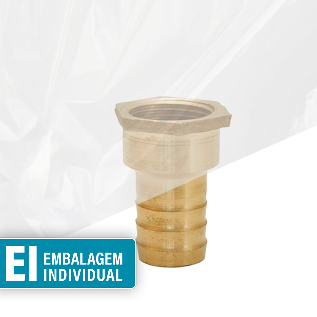 Canhão Fêmea p/ Plástico ½