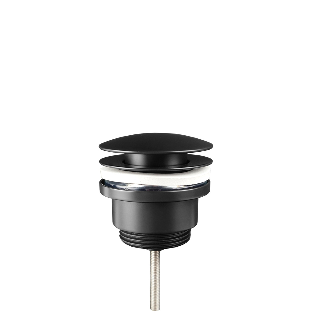 Válvula Clic-Clac Grande c/ Parafuso Preta - AIDIA - 5606240218745