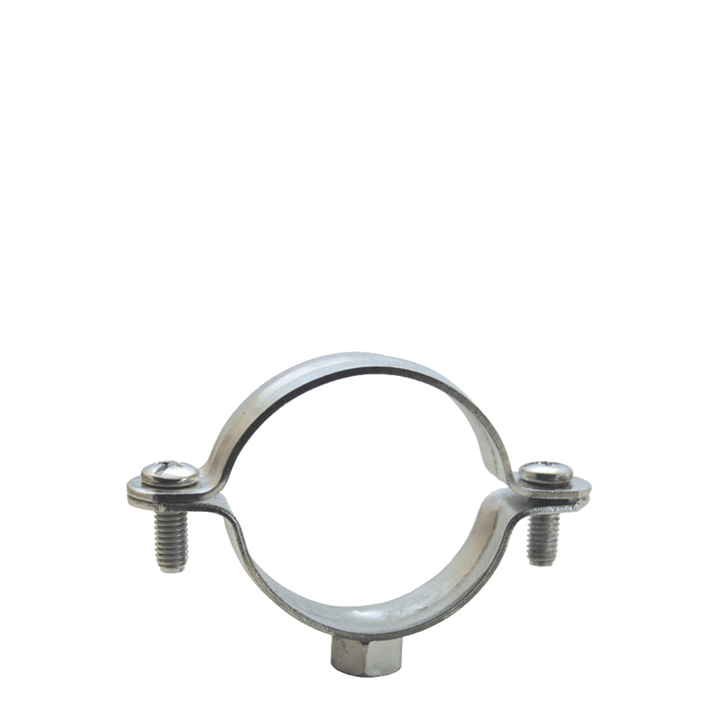 Abraçadeira com Fêmea M8 Aço Zincado ½