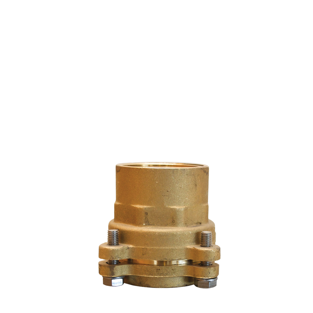 Junção Direita Fêmea com Flanges 75 x 2 ½