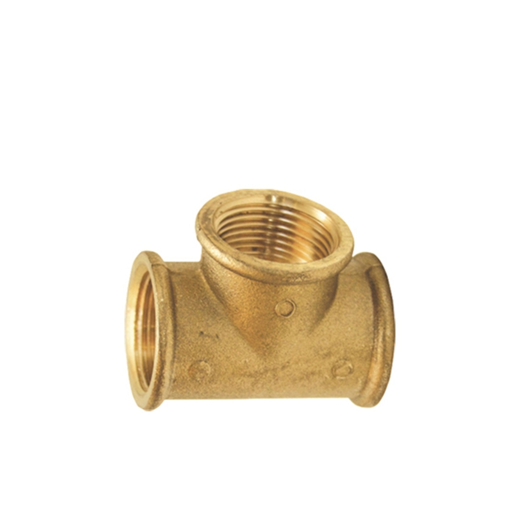 Tê Simples Latão Fêmea ¼