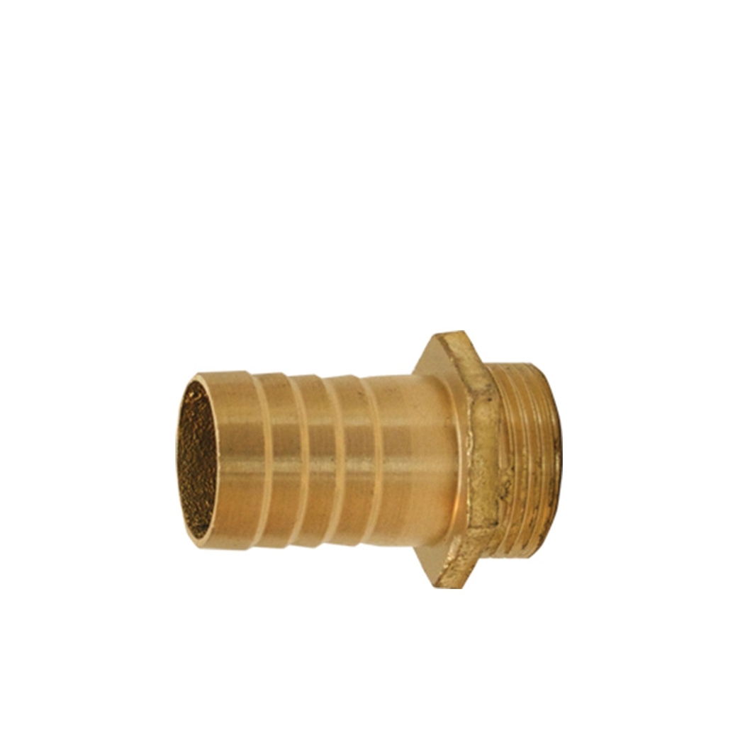 Canhão Latão Macho p/ Plástico ⅜