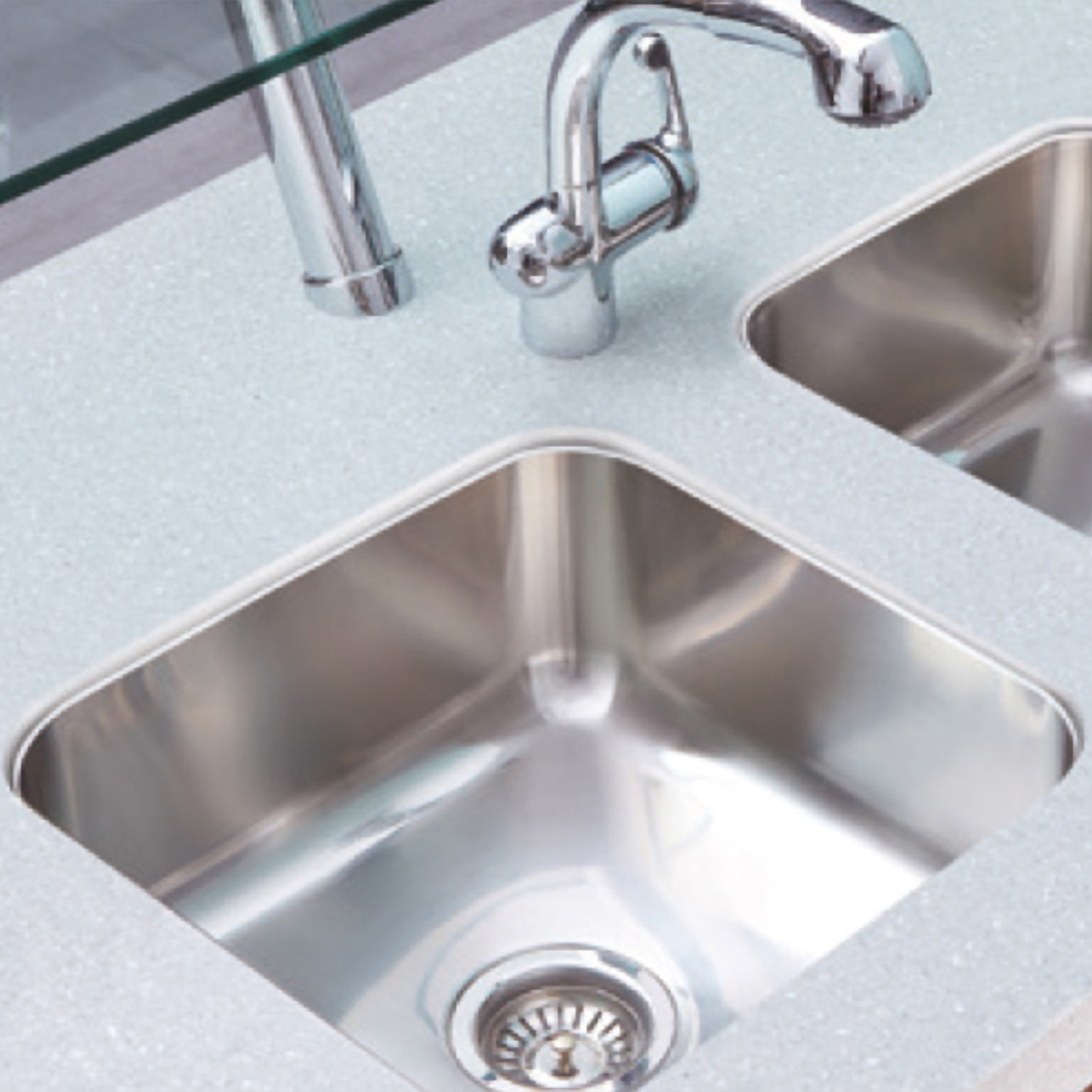 Banca de Cozinha de Encastrar ROMA Cromada 50x40cm - 8435183132781