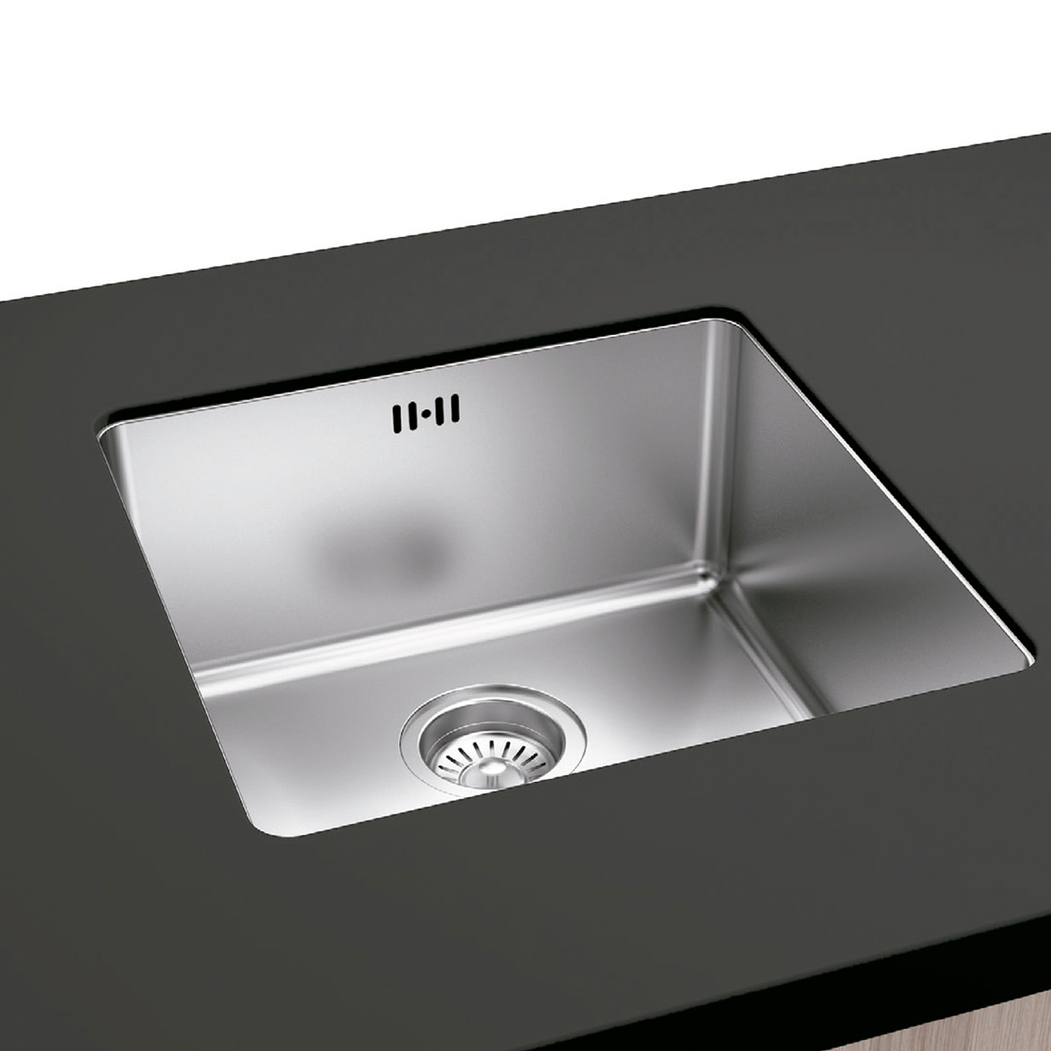 Banca de Cozinha de Encastrar BERLIM Cromada 45x40cm - 8435183133474