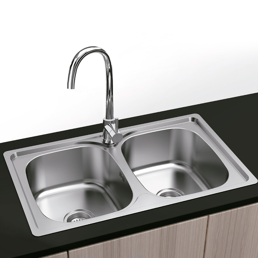 Banca de Cozinha DUBLIN Cromada 80x44cm - 8435183133771