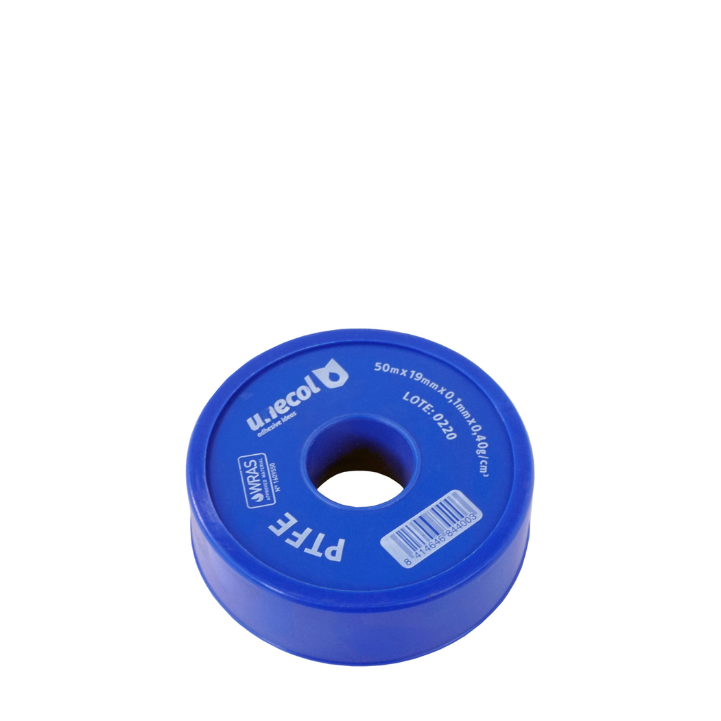 Fita Teflon p/ Água 12 mm x 12 m - UNECOL - 8414646843808