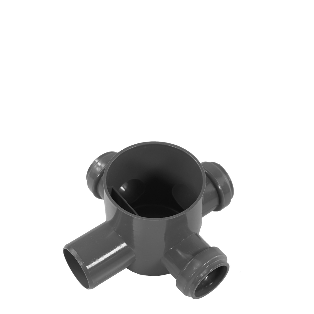 Sifão Pavimento c/ Tampa PVC DIN 90 x 40 x 50 x 80 - 5606240059430