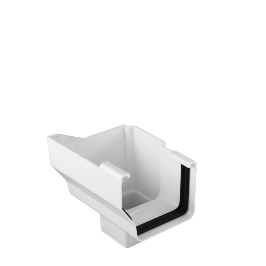 Topo Caleira com Descarga Esquerda - FERROPLAST - 5606240067657