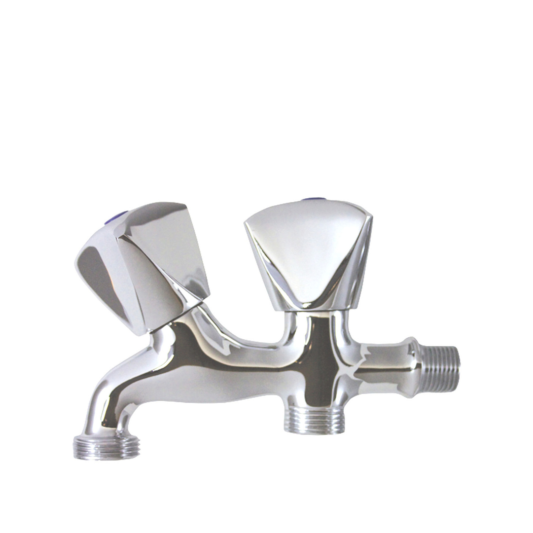 Torneira de Corte Máquina Lavar Dupla TRICÓRNIO - AIDIA - 5606240009503