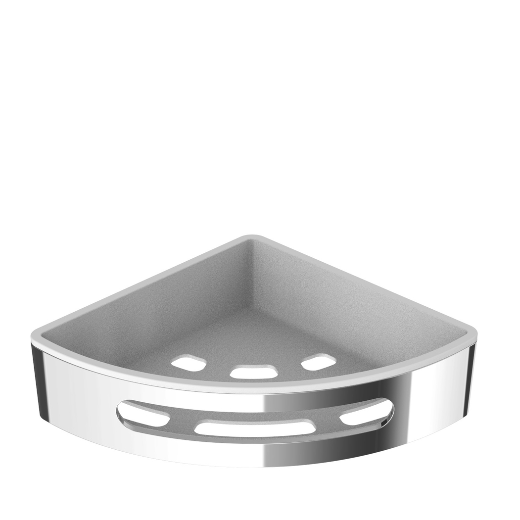 Saboneteira de Canto Cromada - AIDIA - 5606240198221