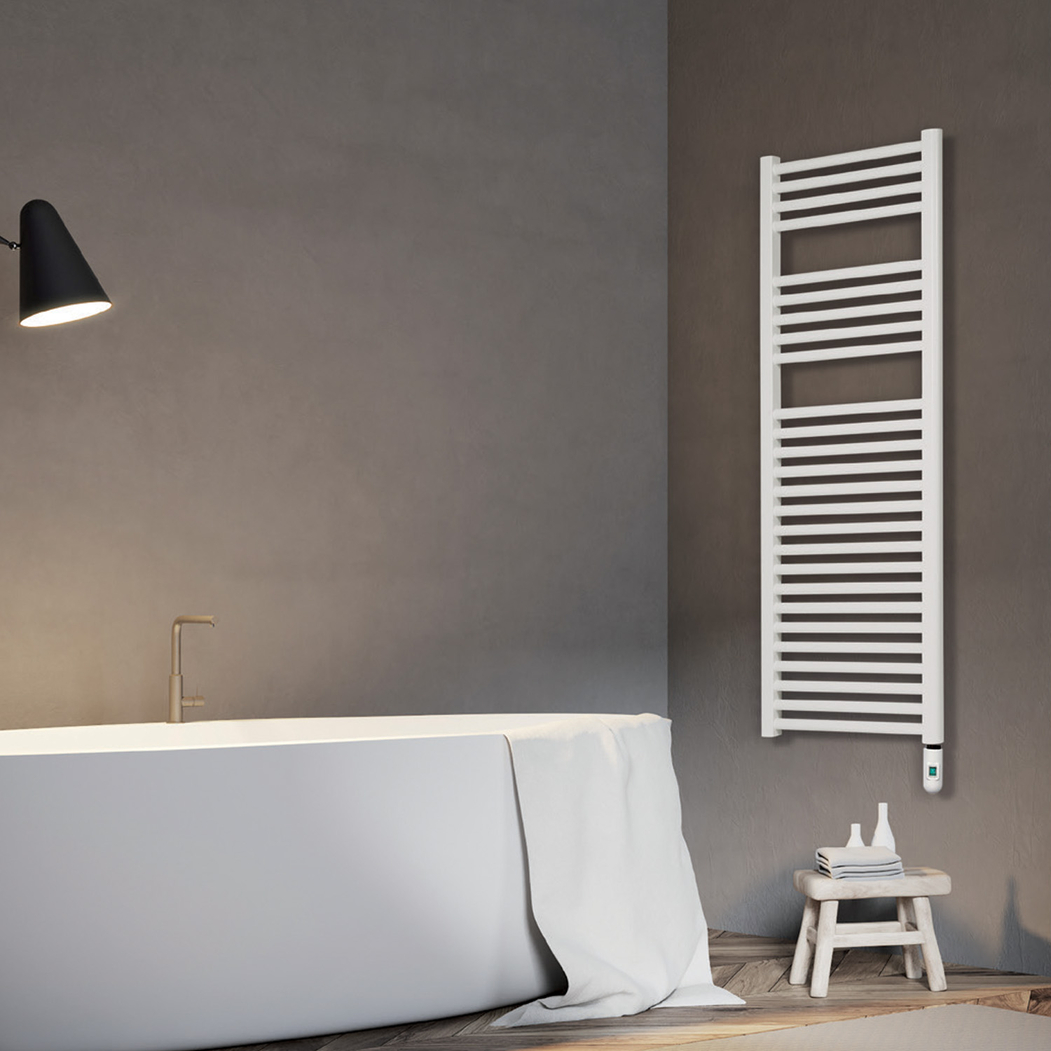 Radiador Toalheiro Z-T Elétrico ON/OFF Branco 120 x 45 - CICSA - 5606240132911