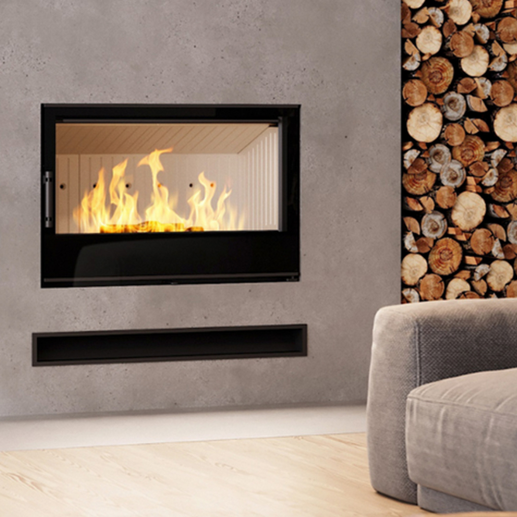 Recuperador Calor a Lenha ELOS ECOLUX 80 9.5 Kw - METLOR - 5606240221547