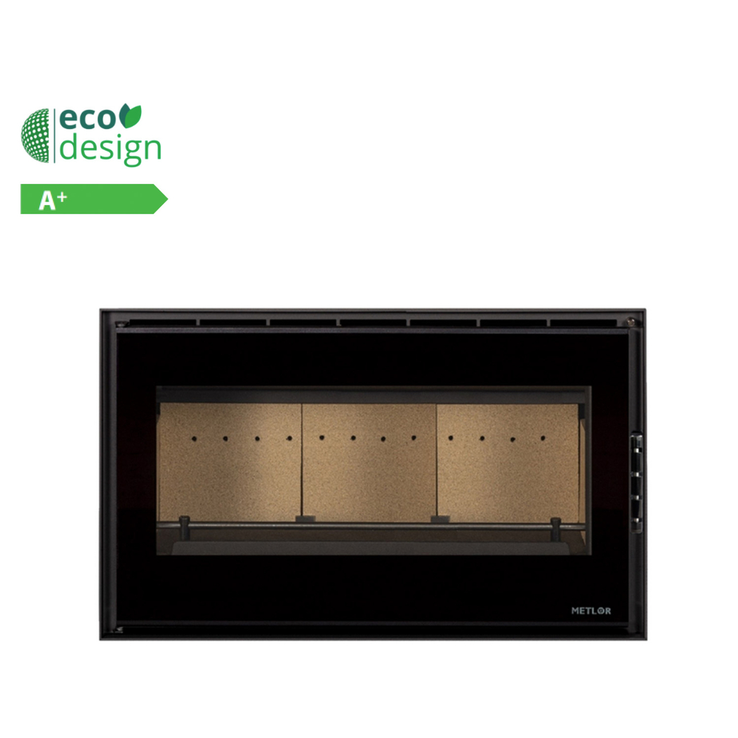 Recuperador Calor a Lenha ELOS 98 VITRUS 10.2 Kw - METLOR - 5606240222612