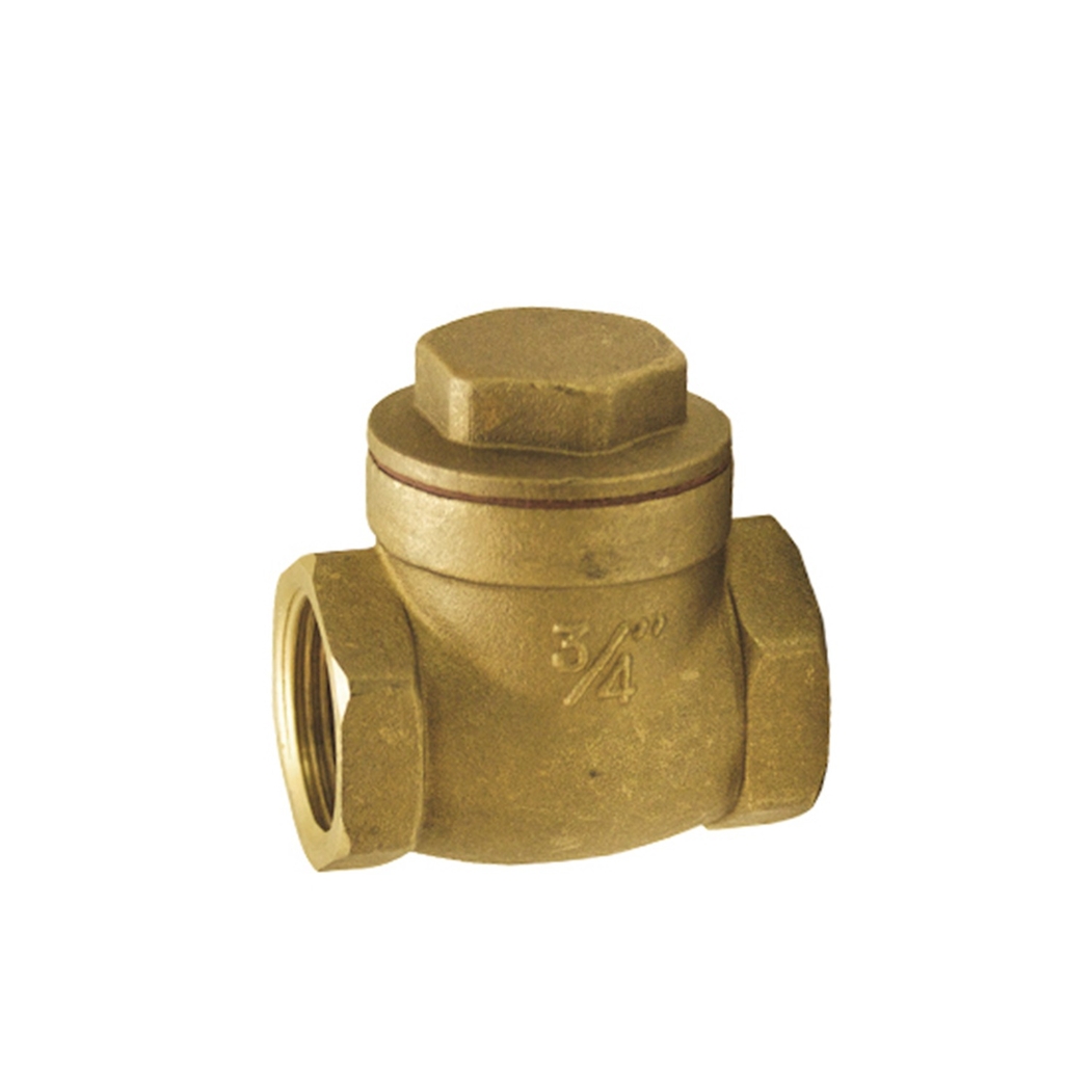 Válvula Retenção Latão com Postigo Vedação de Borracha ½
