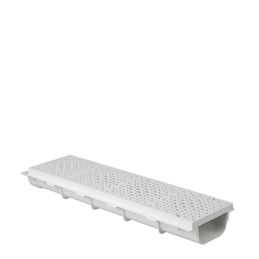 Caleira com Grelha Pedestre Branca - JIMTEN - 8426621290484