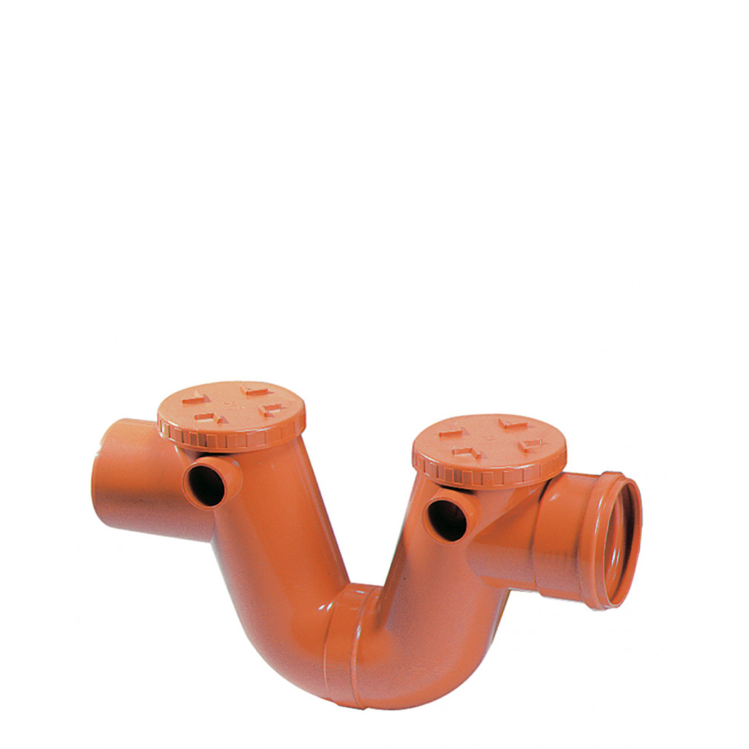 Sifão c/ Registo M/F Telha 110 - REDI - 8029451450495