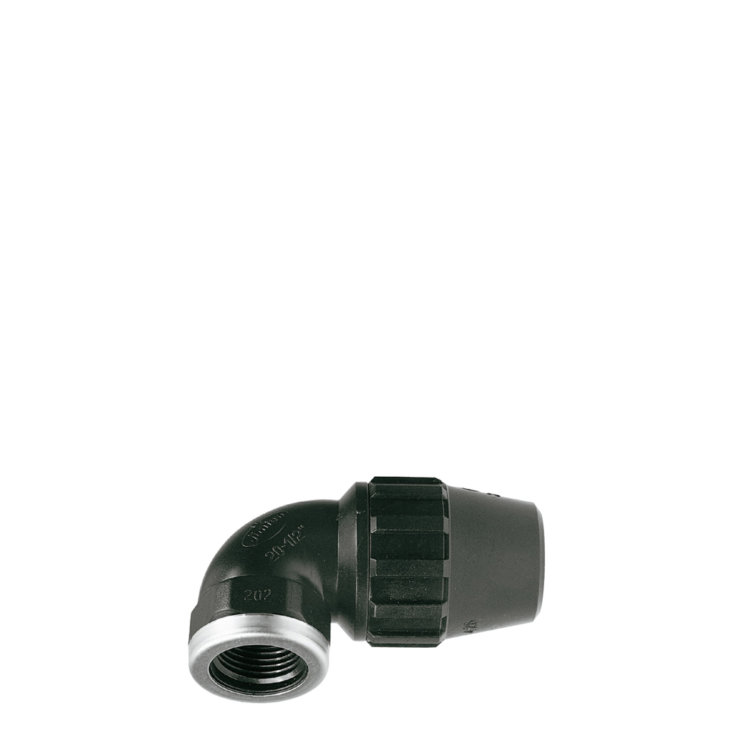 União Curva 90° R/ Fêmea c/ Reforço Metálico Fitting 20 x ½
